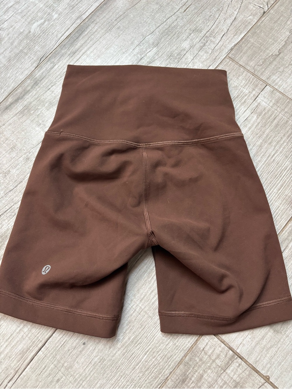 lululemon athletica High-Rise Chocolate Brown Bike Shorts